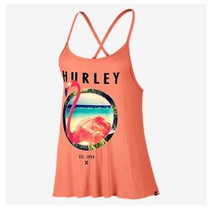 🐦🪺NWT Hurley Flamingo Lagoon Tank MSRP $30 P2P 12.5